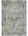 Addison Rugs Haeleth Green Washable Indoor-Outdoor Rug