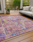 Addison Rugs Haelien Pink Washable Indoor-Outdoor Rug