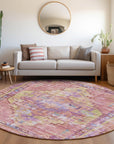 Addison Rugs Haelien Pink Washable Indoor-Outdoor Rug
