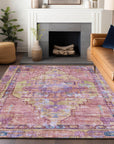 Addison Rugs Haelien Pink Washable Indoor-Outdoor Rug