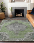 Addison Rugs Haelion Aloe Washable Indoor-Outdoor Rug