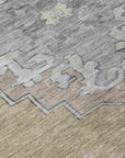 Addison Rugs Haelion Brown Washable Indoor-Outdoor Rug