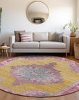 Addison Rugs Haelion Gold Washable Indoor-Outdoor Rug