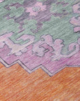 Addison Rugs Haelion Orange Washable Indoor-Outdoor Rug