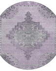Addison Rugs Haelion Plum Washable Indoor-Outdoor Rug