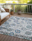 Addison Rugs Haelira Ivory Washable Indoor-Outdoor Rug