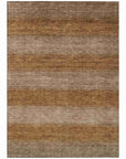Addison Rugs Haelius Brown Washable Indoor-Outdoor Rug