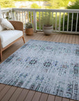 Addison Rugs Haelon Blue Washable Indoor-Outdoor Rug