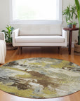 Addison Rugs Iriara Brown Washable Indoor-Outdoor Rug