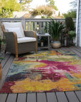 Addison Rugs Iriara Red Washable Indoor-Outdoor Rug