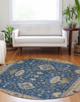 Addison Rugs Iriaris Navy Washable Indoor-Outdoor Rug