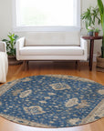 Addison Rugs Iriaris Navy Washable Indoor-Outdoor Rug