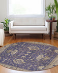 Addison Rugs Iriaris Purple Washable Indoor-Outdoor Rug
