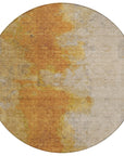 Iriel Orange Washable Indoor-Outdoor Rug - Area Rug, Ships in 2-3 Days - view 8