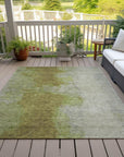 Addison Rugs Iriel Green Washable Indoor-Outdoor Rug