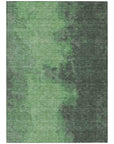 Addison Rugs Iriion Green Washable Indoor-Outdoor Rug