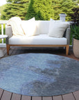 Addison Rugs Iriion Blue Washable Indoor-Outdoor Rug