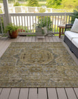 Addison Rugs Iriir Brown Washable Indoor-Outdoor Rug