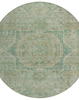 Iriir Green Washable Indoor-Outdoor Rug - Area Rug, Ships in 2-3 Days - view 7
