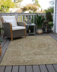 Addison Rugs Iriir Tan Washable Indoor-Outdoor Rug