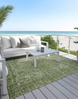 Addison Rugs Iriira Green Washable Indoor-Outdoor Rug