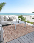 Addison Rugs Iriira Orange Washable Indoor-Outdoor Rug