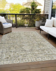 Addison Rugs Iriira Gray Washable Indoor-Outdoor Rug