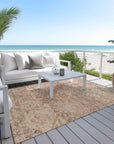 Addison Rugs Iriius Orange Washable Indoor-Outdoor Rug