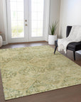 Addison Rugs Iriius Green Washable Indoor-Outdoor Rug
