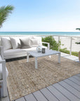 Addison Rugs Irion Brown Washable Indoor-Outdoor Rug