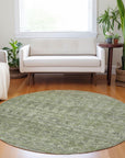 Addison Rugs Irion Green Washable Indoor-Outdoor Rug