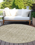 Addison Rugs Irion Taupe Washable Indoor-Outdoor Rug