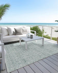 Addison Rugs Irion Teal Washable Indoor-Outdoor Rug