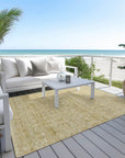 Addison Rugs Irion Gold Washable Indoor-Outdoor Rug