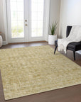 Addison Rugs Irion Gold Washable Indoor-Outdoor Rug