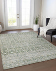 Addison Rugs Irior Green Washable Indoor-Outdoor Rug