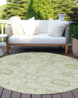 Addison Rugs Iriora Green Washable Indoor-Outdoor Rug