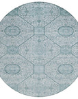 Addison Rugs Iriora Teal Washable Indoor-Outdoor Rug