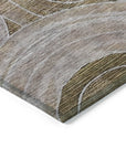 Addison Rugs Jaelain Brown Washable Indoor-Outdoor Rug