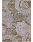 Addison Rugs Jaelain Brown Washable Indoor-Outdoor Rug