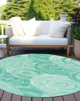 Addison Rugs Jaelain Teal Washable Indoor-Outdoor Rug
