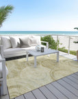 Addison Rugs Jaelain Gold Washable Indoor-Outdoor Rug