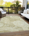 Addison Rugs Jaelain Gold Washable Indoor-Outdoor Rug