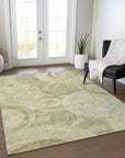 Addison Rugs Jaelain Gold Washable Indoor-Outdoor Rug