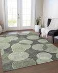 Addison Rugs Jaelanor Green Washable Indoor-Outdoor Rug