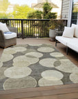 Addison Rugs Jaelanor Brown Washable Indoor-Outdoor Rug