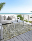 Addison Rugs Jaelara Taupe Washable Indoor-Outdoor Rug