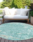 Addison Rugs Jaelara Teal Washable Indoor-Outdoor Rug