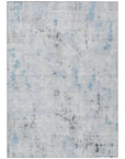 Addison Rugs Jaelaris Blue Washable Indoor-Outdoor Rug