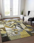 Addison Rugs Jaelius Brown Washable Indoor-Outdoor Rug